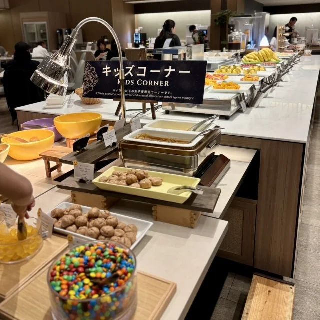 キッズコーナーも充実！