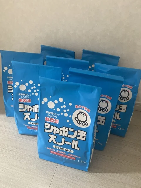 【粉洗剤最高‼︎】お肌にも地球にもやさしい×めっちゃ落ちる_1_1