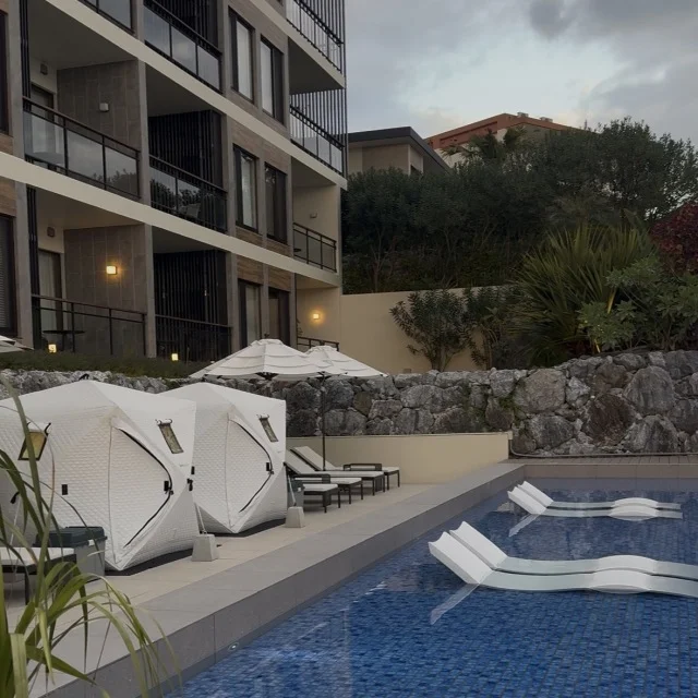 プールとサウナがありました‼️