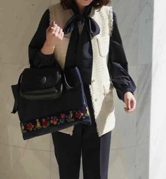 ROPÉ ミックスツイードジレベスト