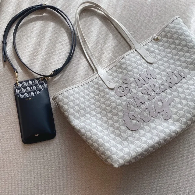 ANYA HINDMARCH　I AM A Plastic Bag Phone Pouch on Strap