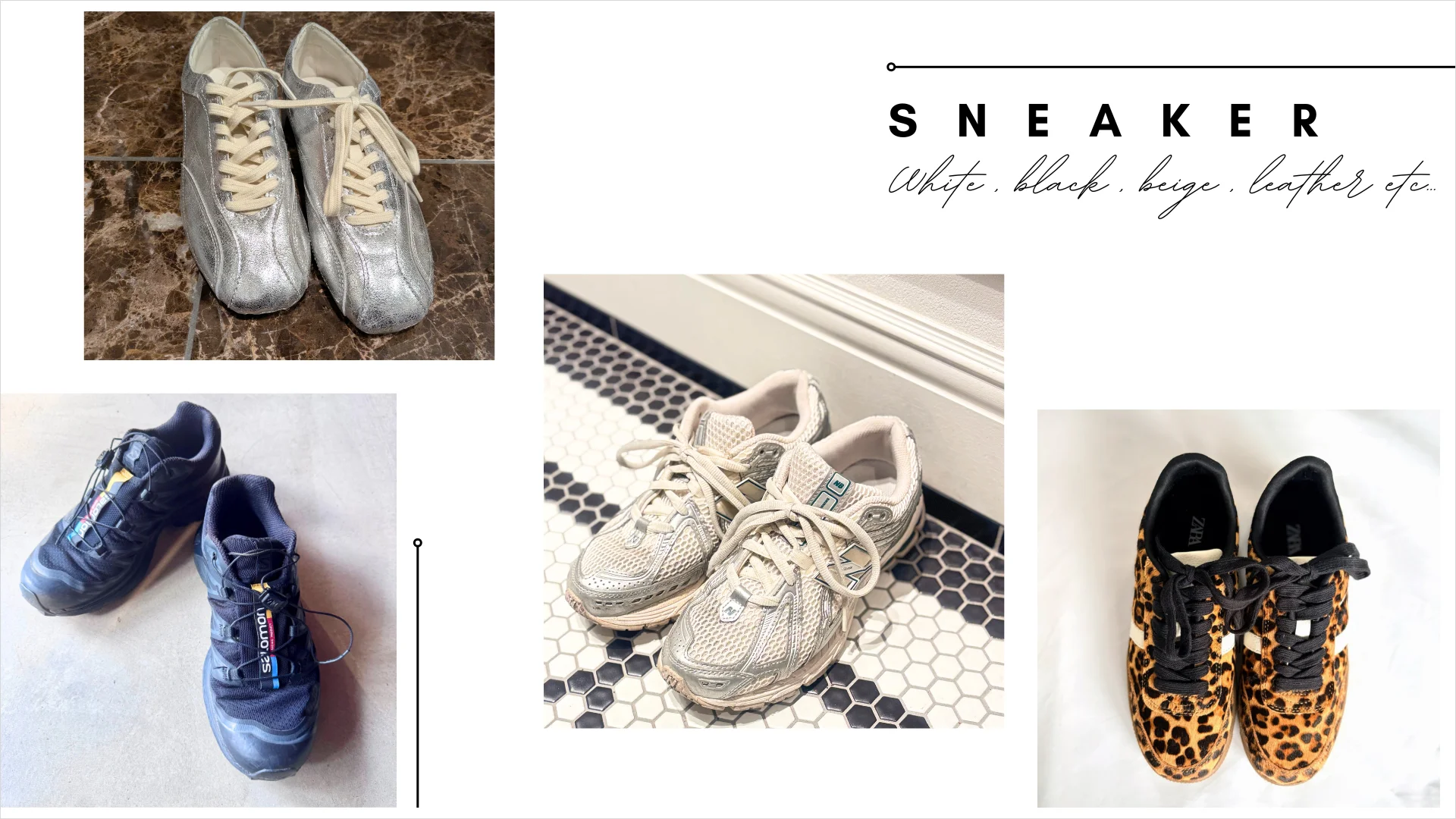 美女組メンバーのスニーカー