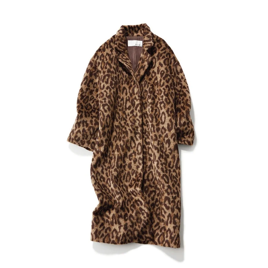 ファッション ウィム ガゼットのレオパード柄コート