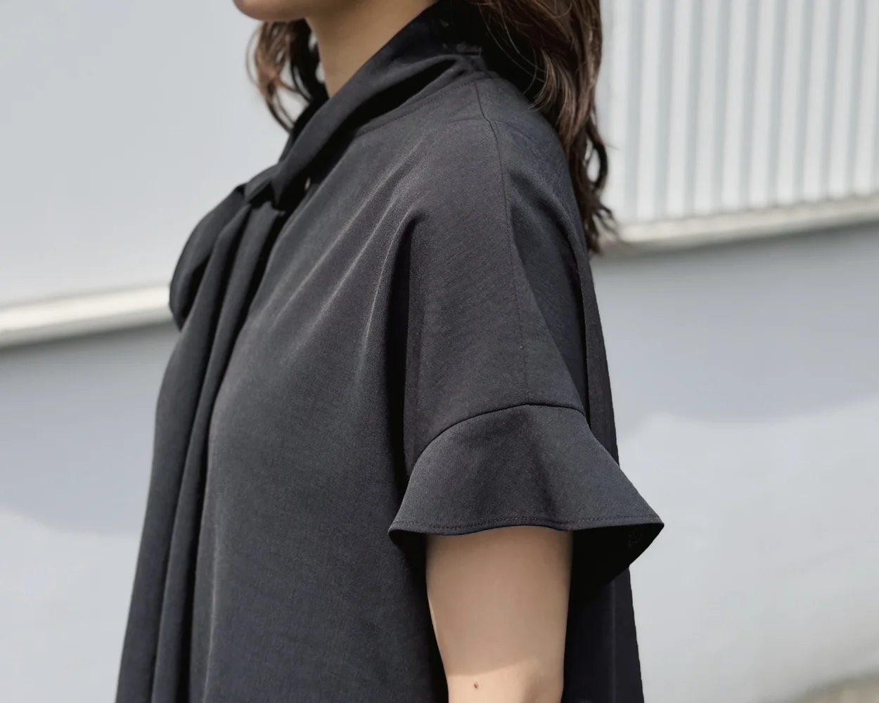 M7days　さらふわボウタイブラウス