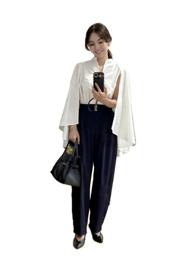【学校説明会コーデ】SHEIN×UNIQLO×LE PHILできちんと感_1_2-2