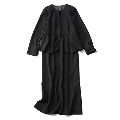 kaene フレアジャケットセットワンピース