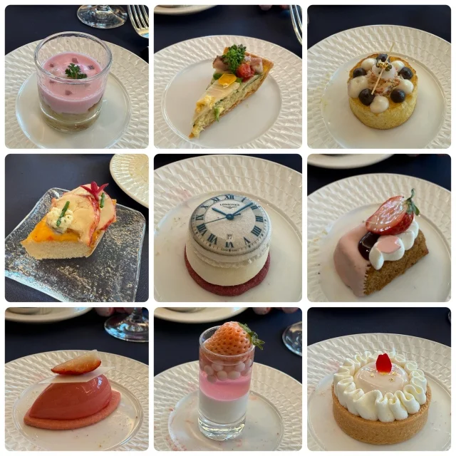 桜ストロベリーアフタヌーンティーwithロンジンメニュー