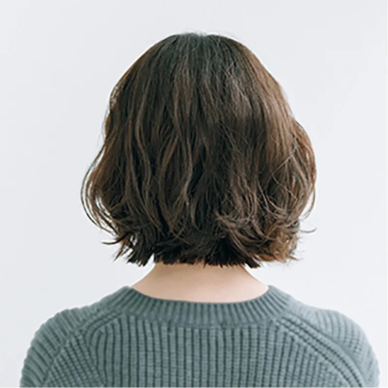 後ろから見た　40代人気ボブヘアスタイル７位