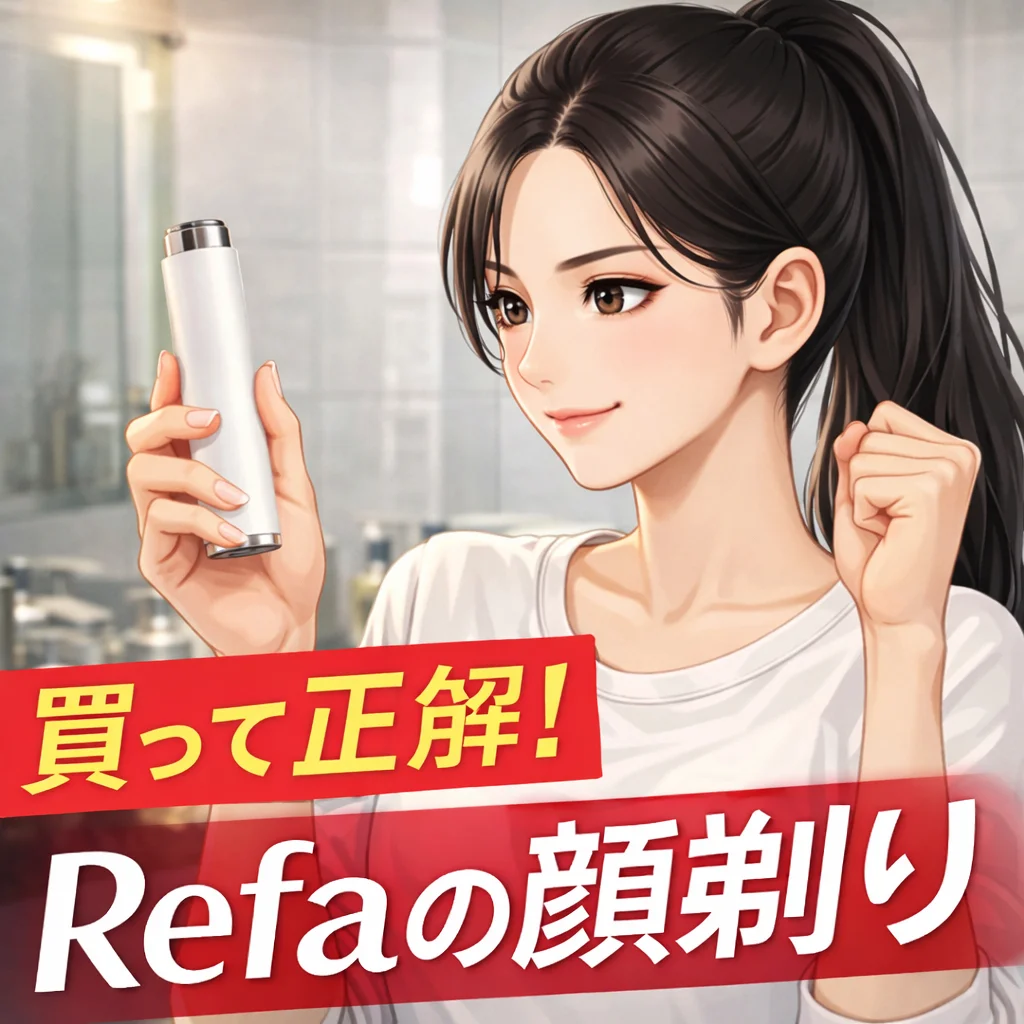【買って正解！】リファの顔剃りシェーバー「ReFa SKIM SHAVE」
