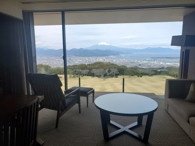 コーナースイートからの眺め