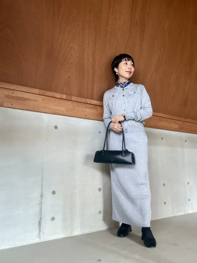 【美女組試着室】シーン別着回し3選！仕事も休日も迷わない、40代のためのニットセットアップ_1_3