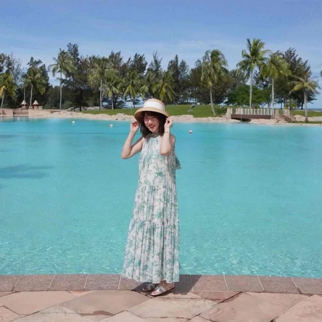 Estella.K「Positano Belted long Dress 2」