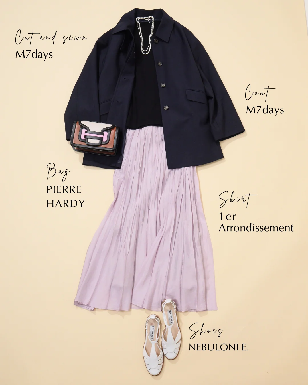 40代の春アウター決定版！きれいめステンカラーコート６コーデ【アパレル出身Kの着回し術「大人はこれ、どう着る？」#12】_1_36