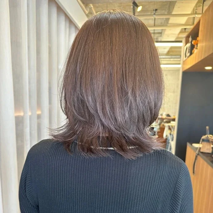 後ろから見た 人気ヘアスタイル9位の髪型
