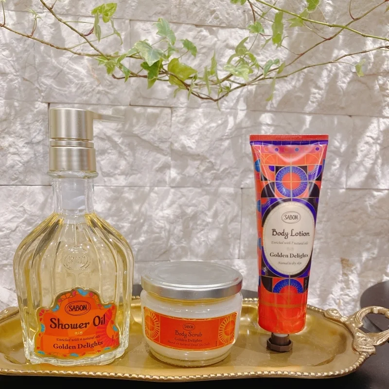 SABONの2021年のホリデーコレクションの香りはチョコレートとオレンジが香るゴールデンディライトで冬のボディケアにぴったり