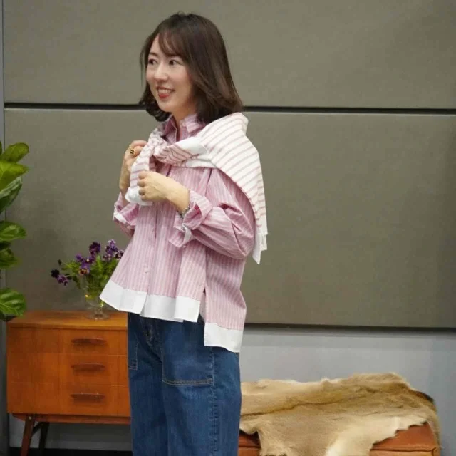 前後差がある丈感もお気に入り