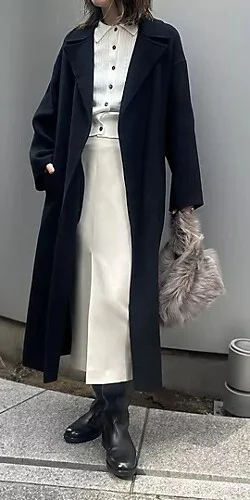 M7days
中綿入りトレンチロングコート