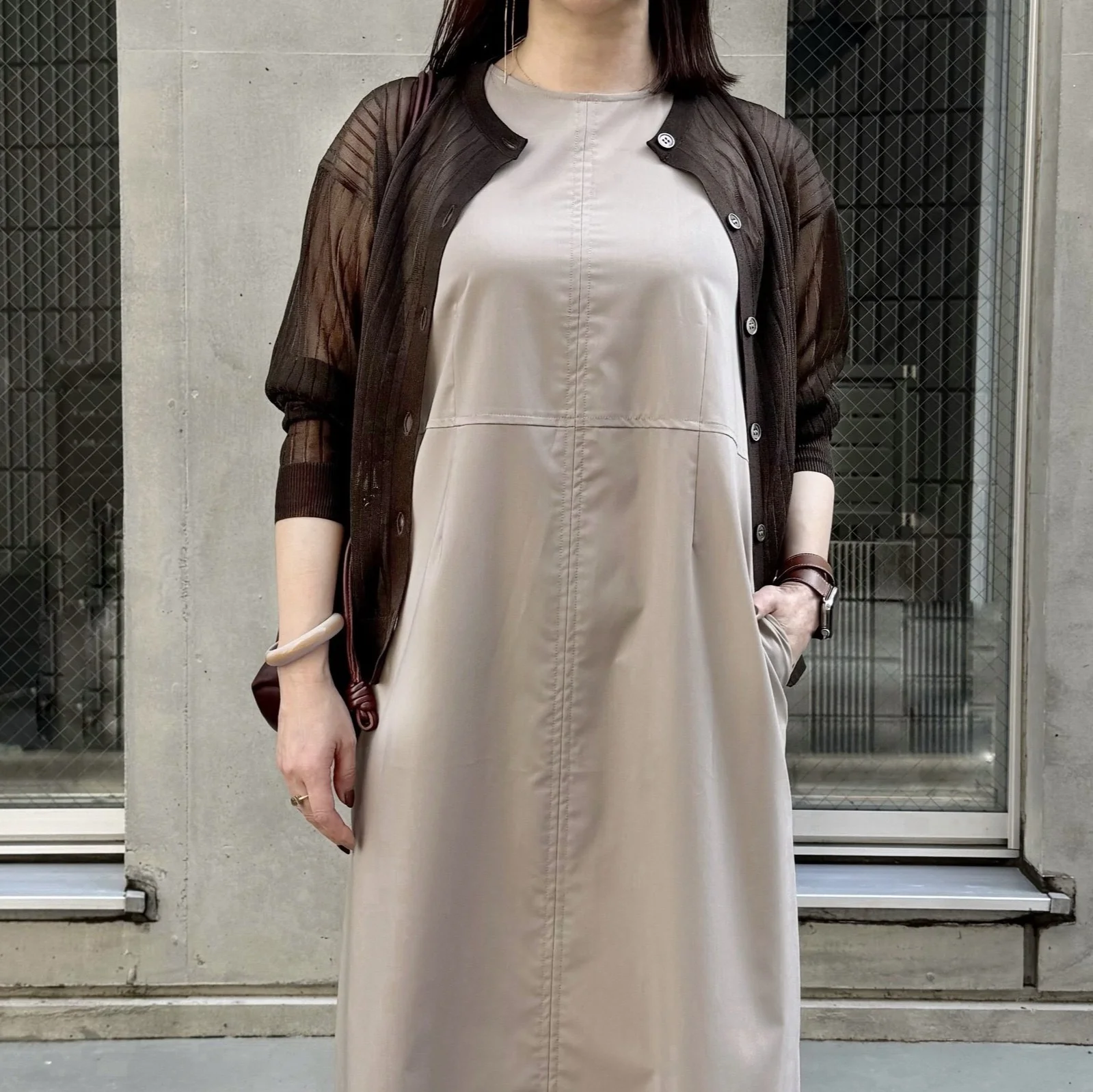 トレンドのシアー素材、一番使えるのはやっぱり“カーディガン”【Marisolスタッフの自腹買い＃100】