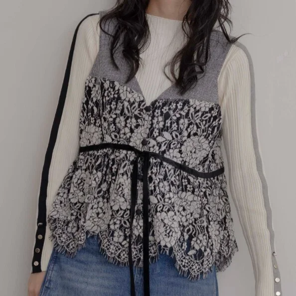 【パーティコーデ】来たる年末。女子会や忘年会などイベントで着回したいジレコーデ_1_9-1