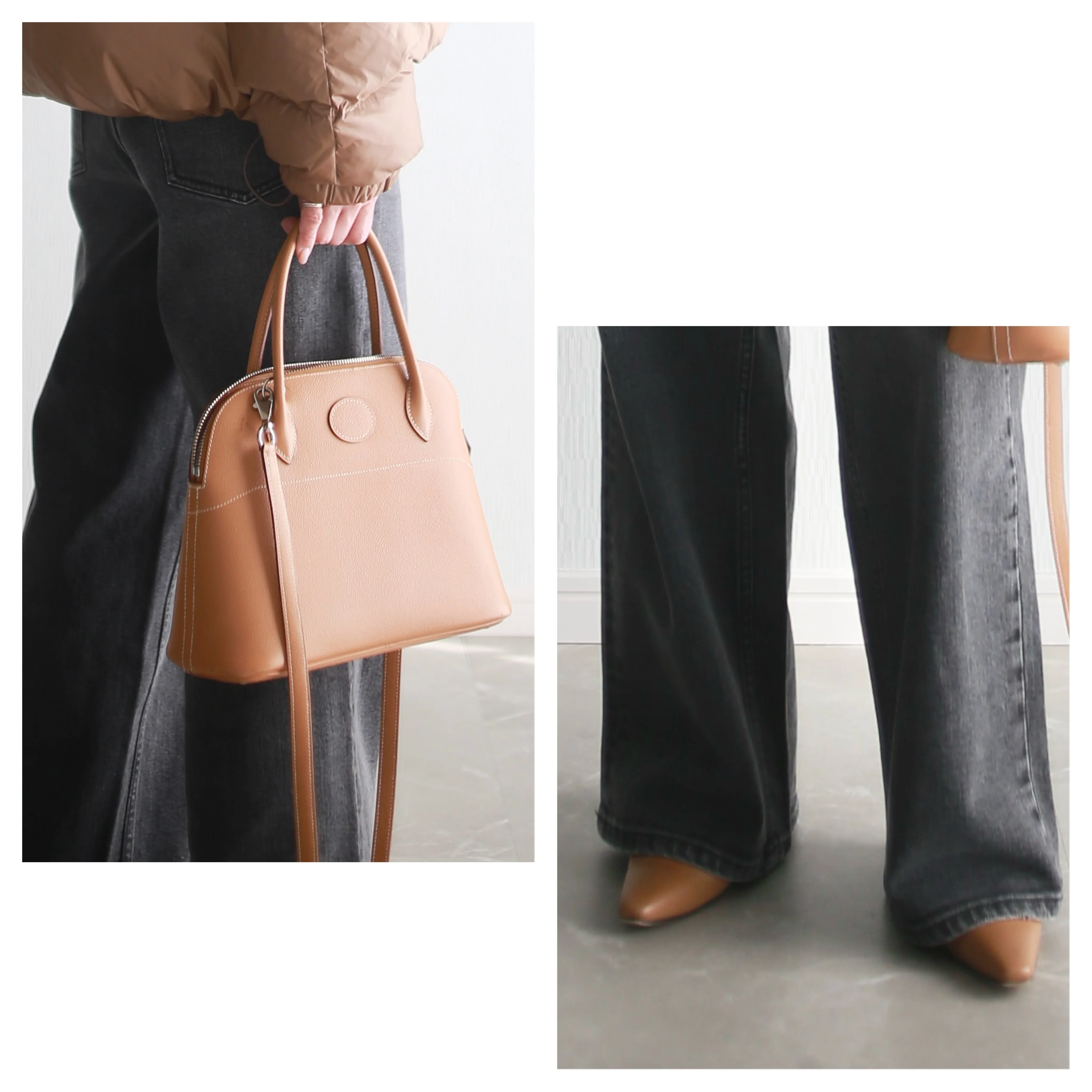 marisol healthydenim 別注pinkpepper 着回し miumiu betoupe 小柄コーデ