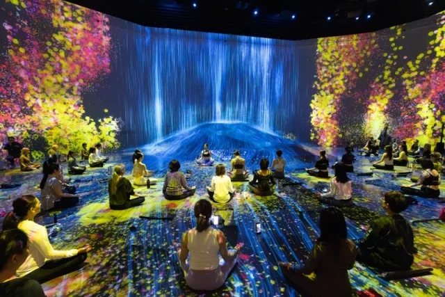 「森ビル デジタルアート ミュージアム：エプソン チームラボボーダレス」麻布台ヒルズ, 東京