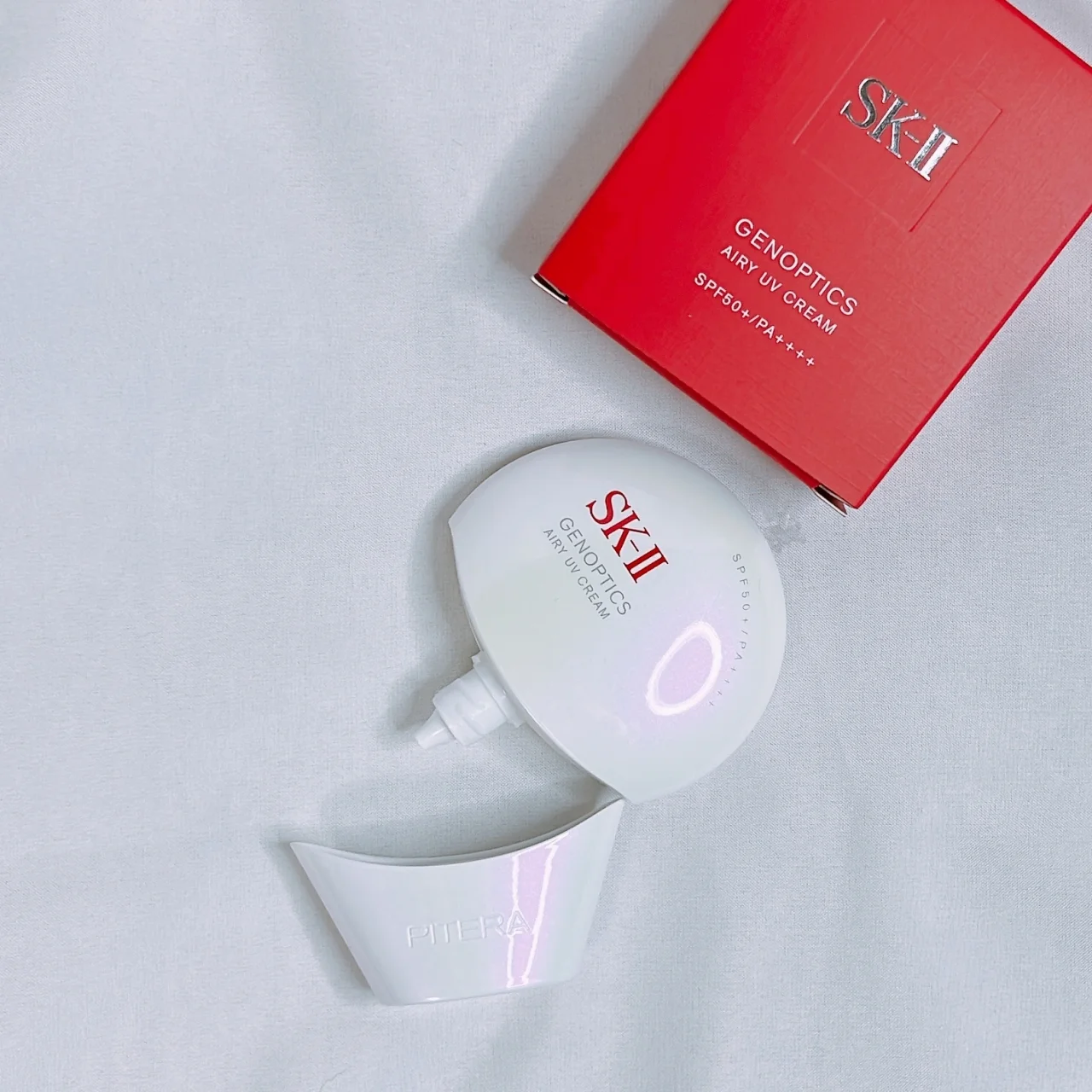 2025 春新作　スキンケア 　美白　UVケア　SK-II ジェノプティクス エアリー UV クリーム　SPF50+・PA++++　30mL　￥9900／SK-II＜４月20日（日）発売＞