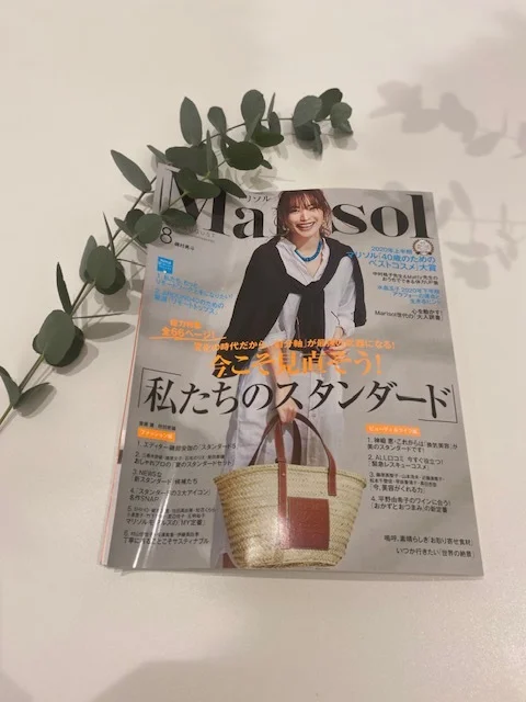 好評発売中のMarisol8月号『美女組通信』で紹介させていただきました！