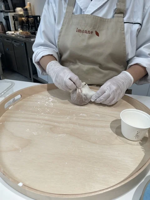 オーダー後、その場で作ってくれてビックリ