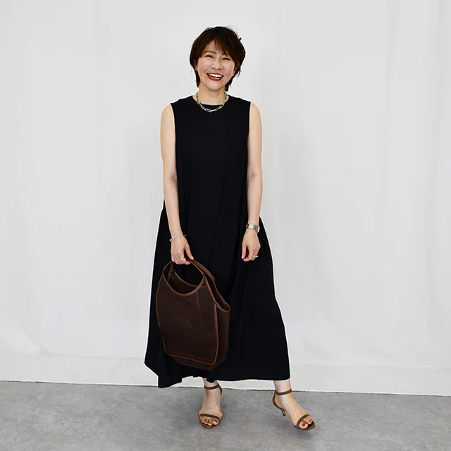 M7days インスタライブ Marisol美女組 マリソル OURWACOAL 40代ファッション ORSETTO VASIC NEBULONIE ゴムストラップヒール ストライプワンピース COUTURED'ADAM 涼やか 着映え アラフォーコーデ アンスクリア ヌキテパ