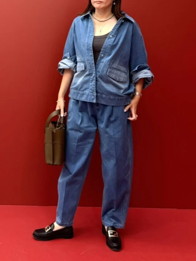 セットアップでこなれ感が出ると信じている♪