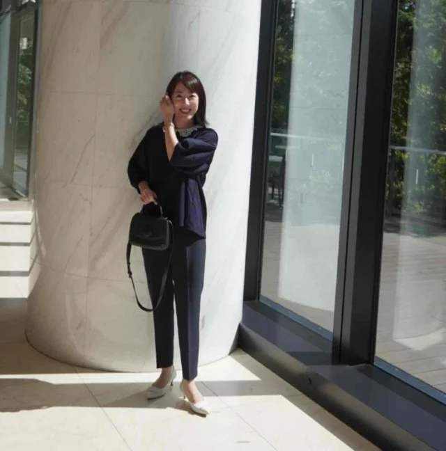 ネイビー×ネイビーコーデ