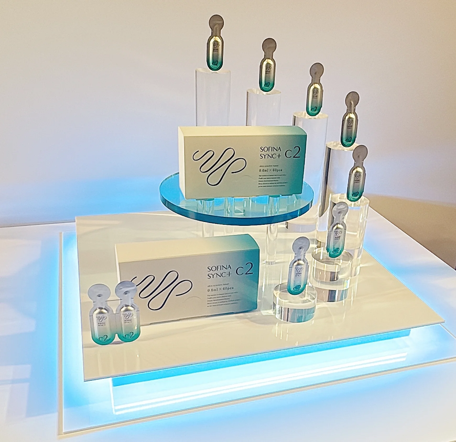 独自AIによる解析で選ぶ「SOFINA SYNC+」　ソフィーナ　シンクプラス　角層シンクロチューナー C2　発表会の写真