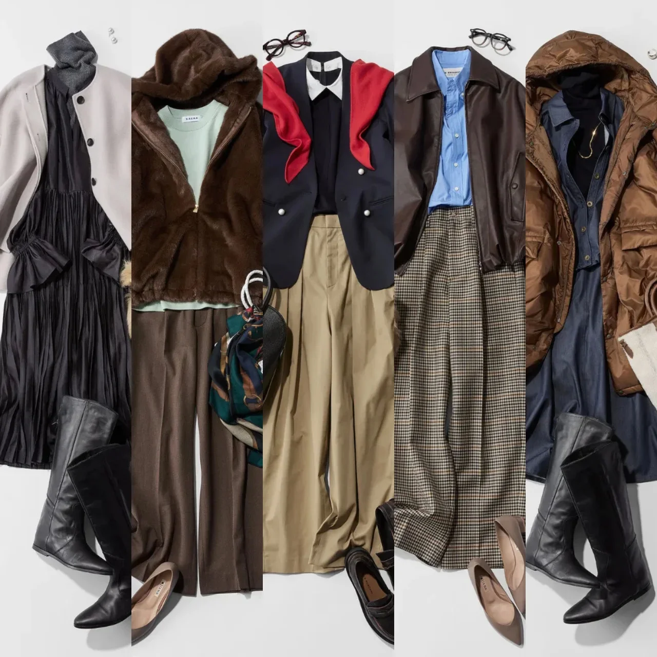 先週の「明日のコーデまとめ」