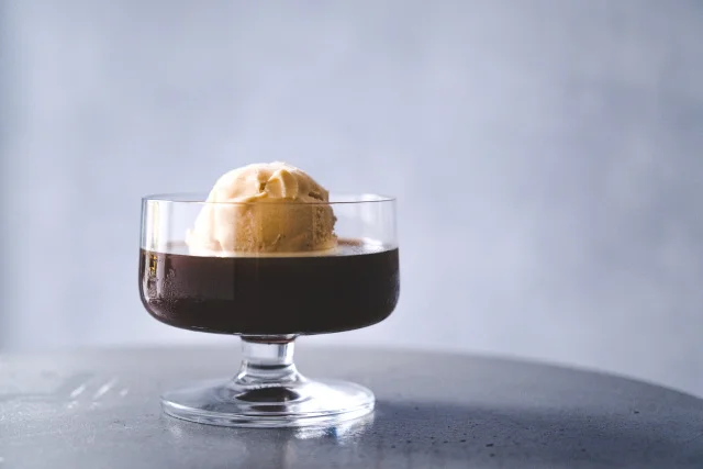 コーヒーゼリーアイスのせ