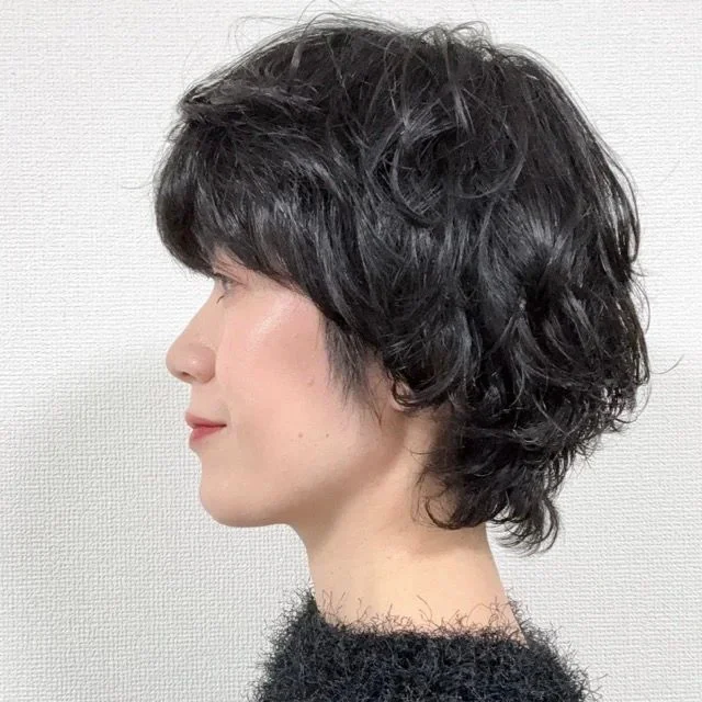 横から見た　アラフォーに合う人気ヘアスタイル２位