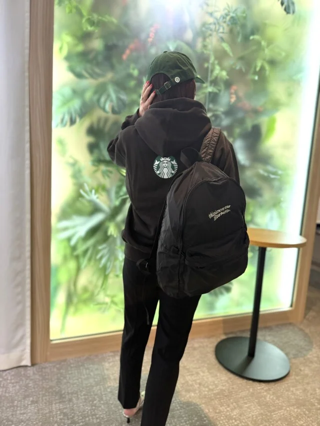 バックパックも軽くて便利