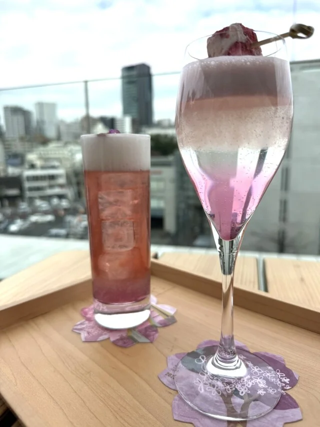 混ぜてしまうのが惜しいほど美しいグラデーション