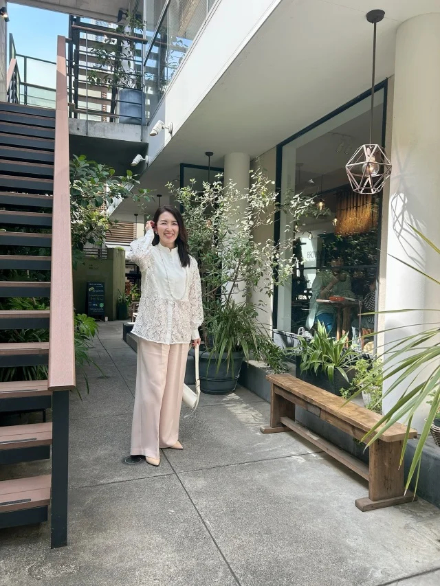 春色ピンクを大人っぽく着回し♡ロペのパンツで2コーデ＆ロエベ展へ_1_2-1