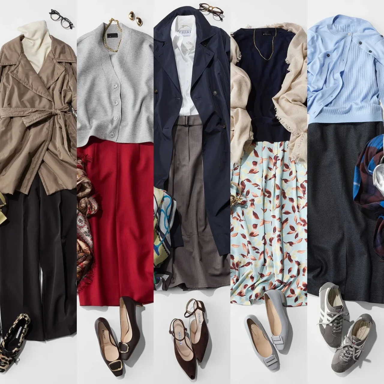 先週の「明日のコーデまとめ」