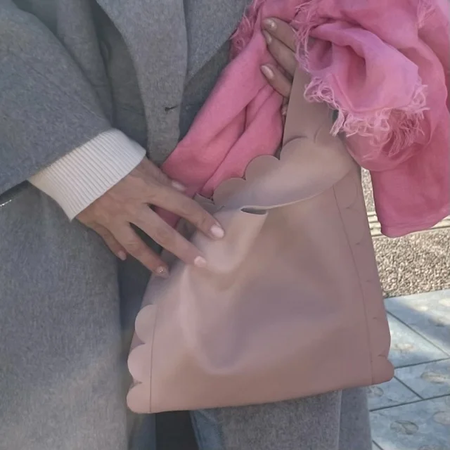 【LUDLOW】ピンクスカラップバッグを春のお出かけのお供に♡_1_2