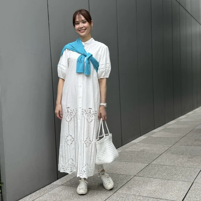 【洗えて華やか！】大人の夏にちょうどいい、プロタゴニスタのコットンレースワンピース_1_6