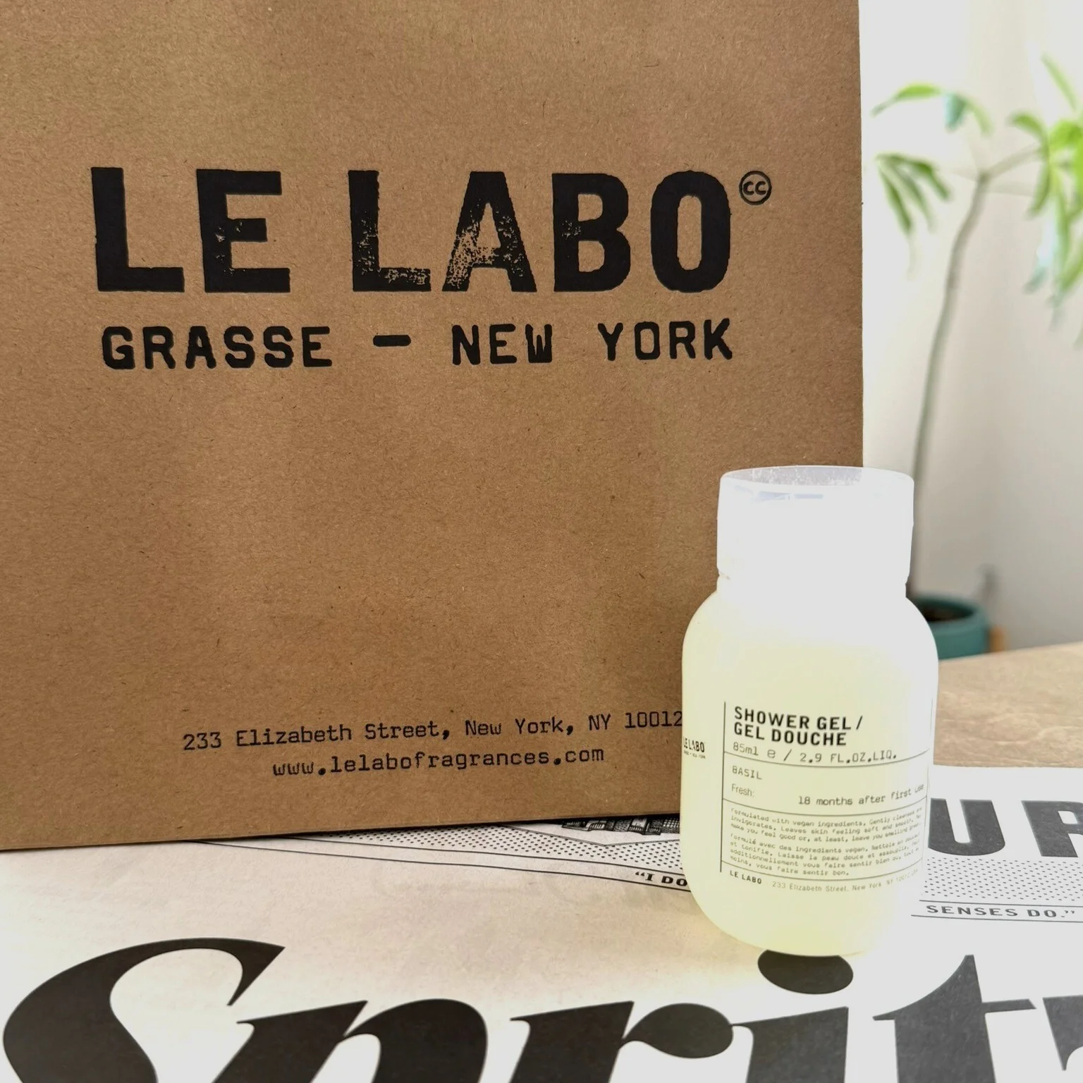 「香りの記憶を贈る」——LE LABOのシャワージェルをプレゼントに選んで