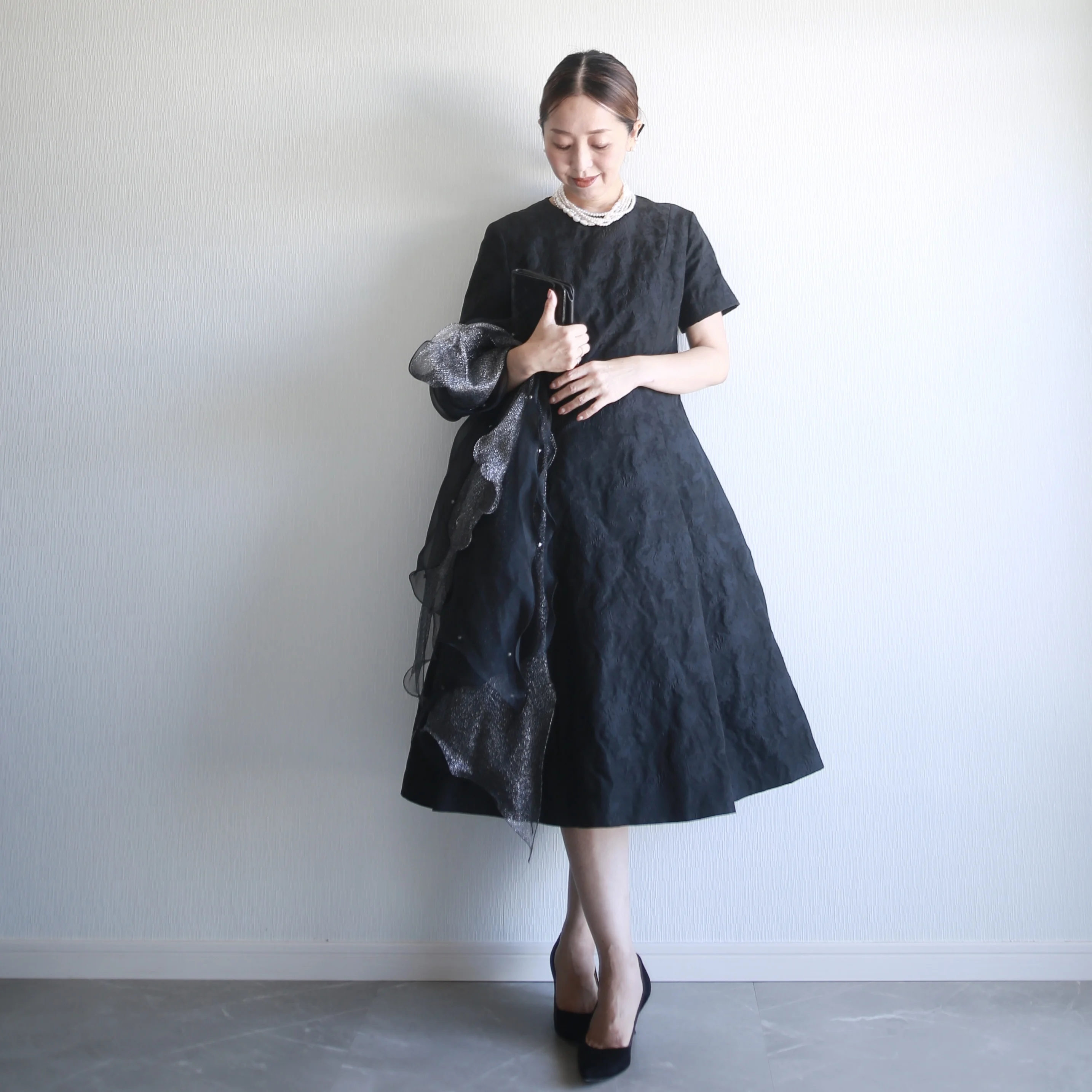 オケージョン 結婚式 お呼ばれ服 小柄 23区 APPLAUDIR JuncoParis