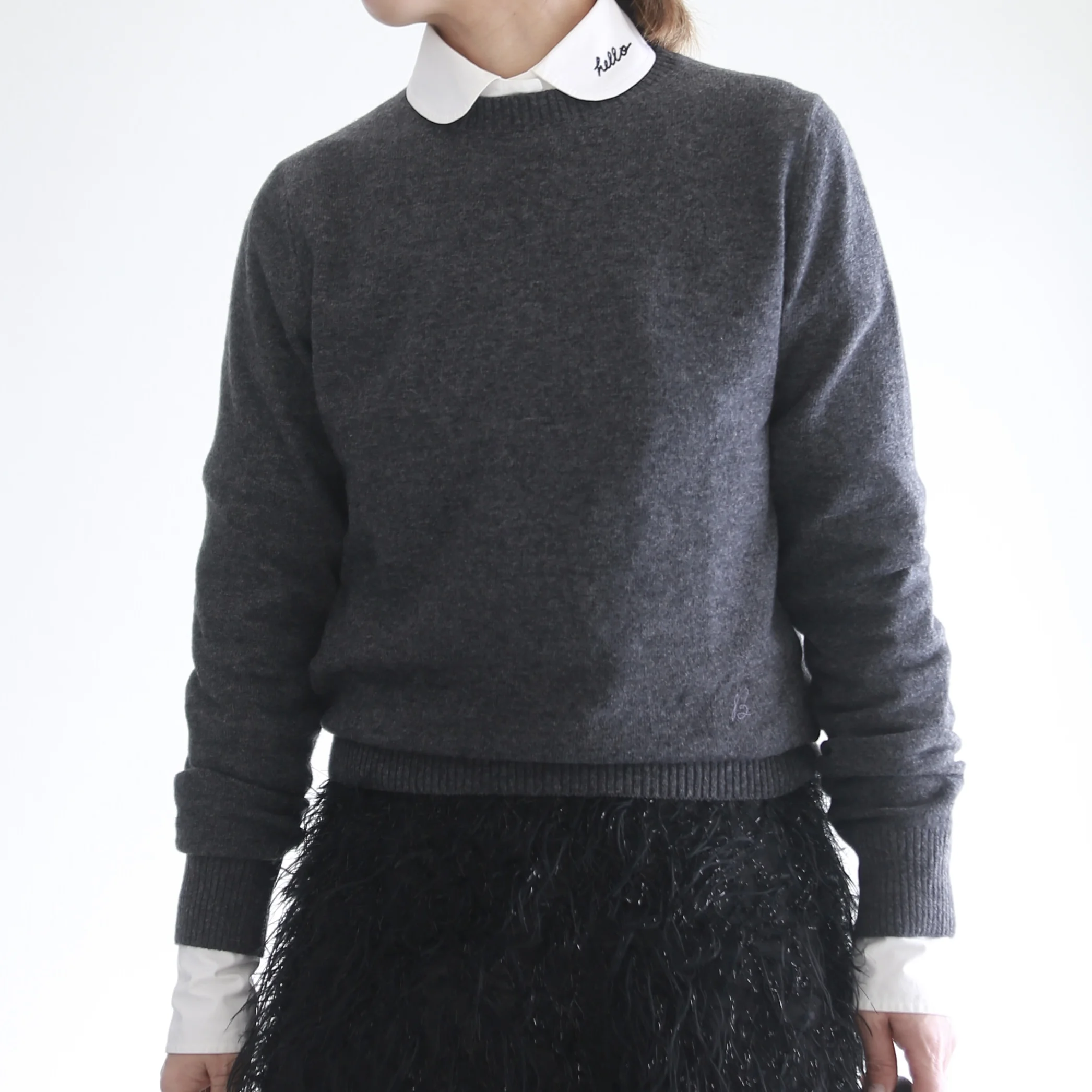  madisonblue PANELFLARELONGSKEYELASH　小柄コーデ　着こなし術