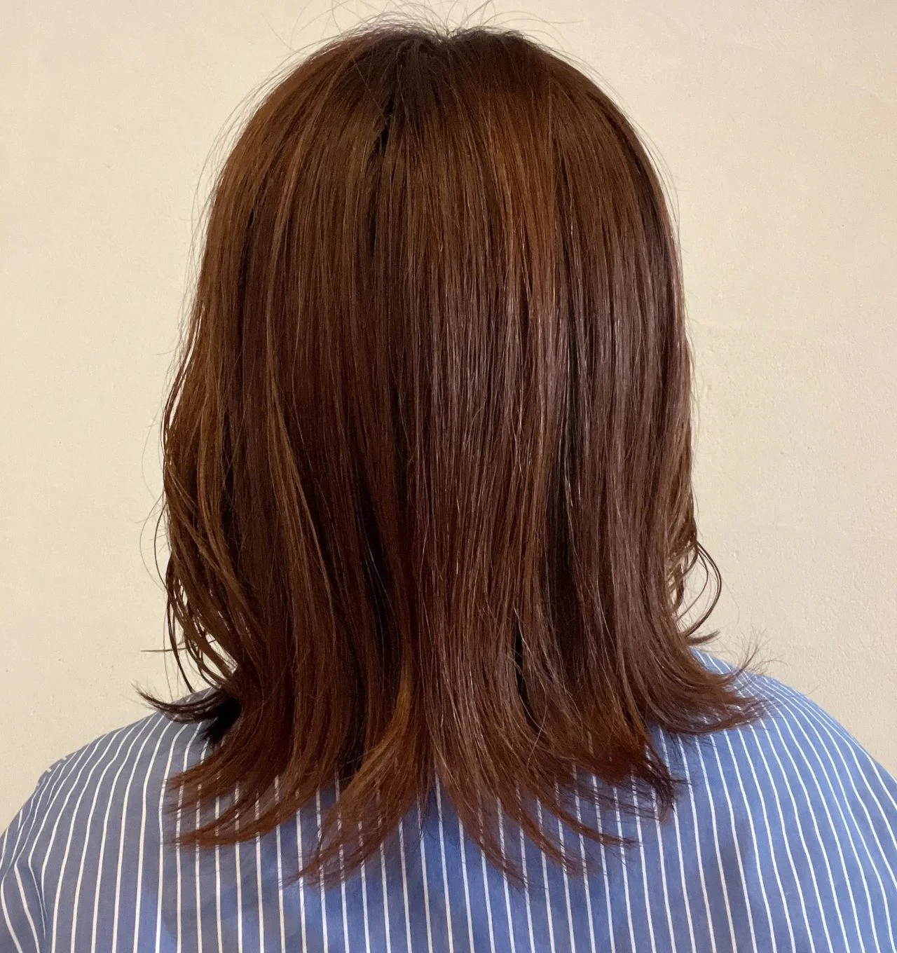 40代のミディアムヘア　