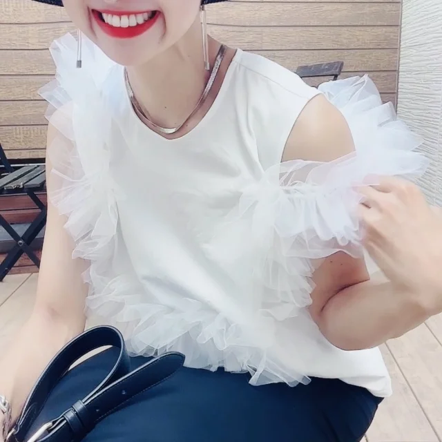 【夏の着回し】涼やかに、華やかに。夏は映えトップス。_1_1