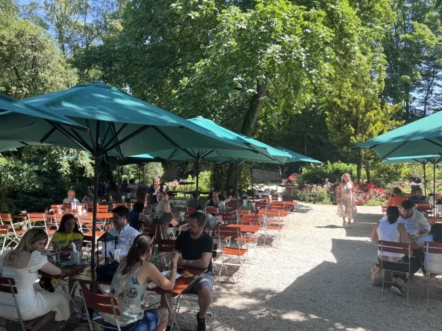 海外旅行　コロナ　ウィーン　オーストリア ビール　ビアガーデン　ビアホール Biergarten Wien stöckl im park