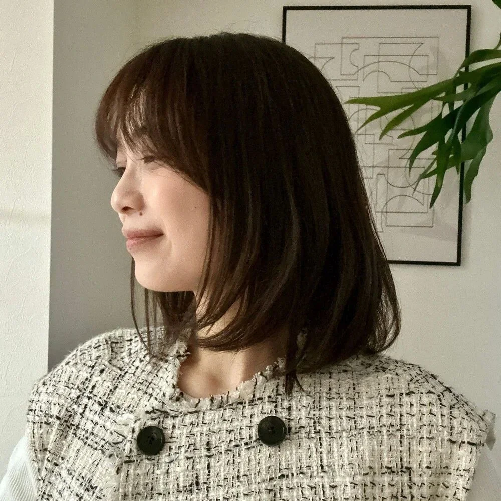 横から見た 人気ヘアスタイル7位の髪型