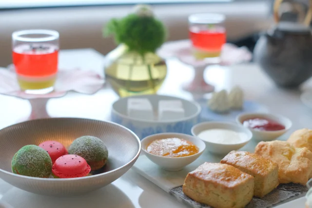 メロンのマシュマロとメロンメレンゲ