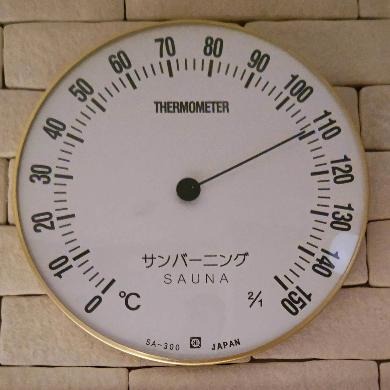 温度計、110℃